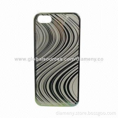Crystal plated cases for iPhone, customized designs are accepted